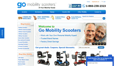 Desktop Screenshot of gomobilityscooters.com